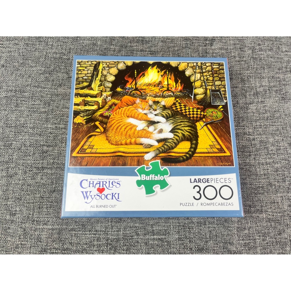 Buffalo Charles Wysocki All Burned Out 300 Large Piece Jigsaw Puzzle 92600